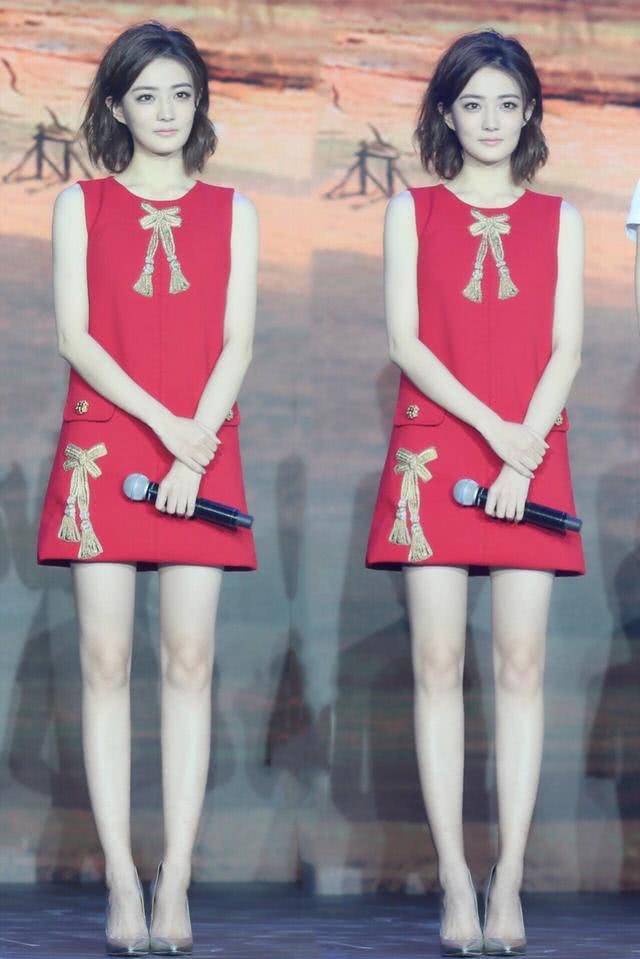 徐璐终于穿对了！逆天长腿白到发光，网友：她长得好像我初恋！