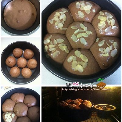  巧克力豆：巧克力黑糖小餐包