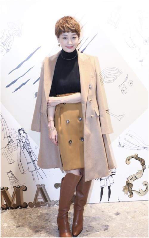 女人:马伊琍美得很高调,抹胸长裙搭配干练短发,不愧是见过风浪的女人