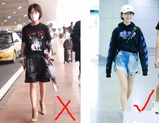 当蒋欣穿紧身短裤，当郑秀晶露出大腿……辣眼!