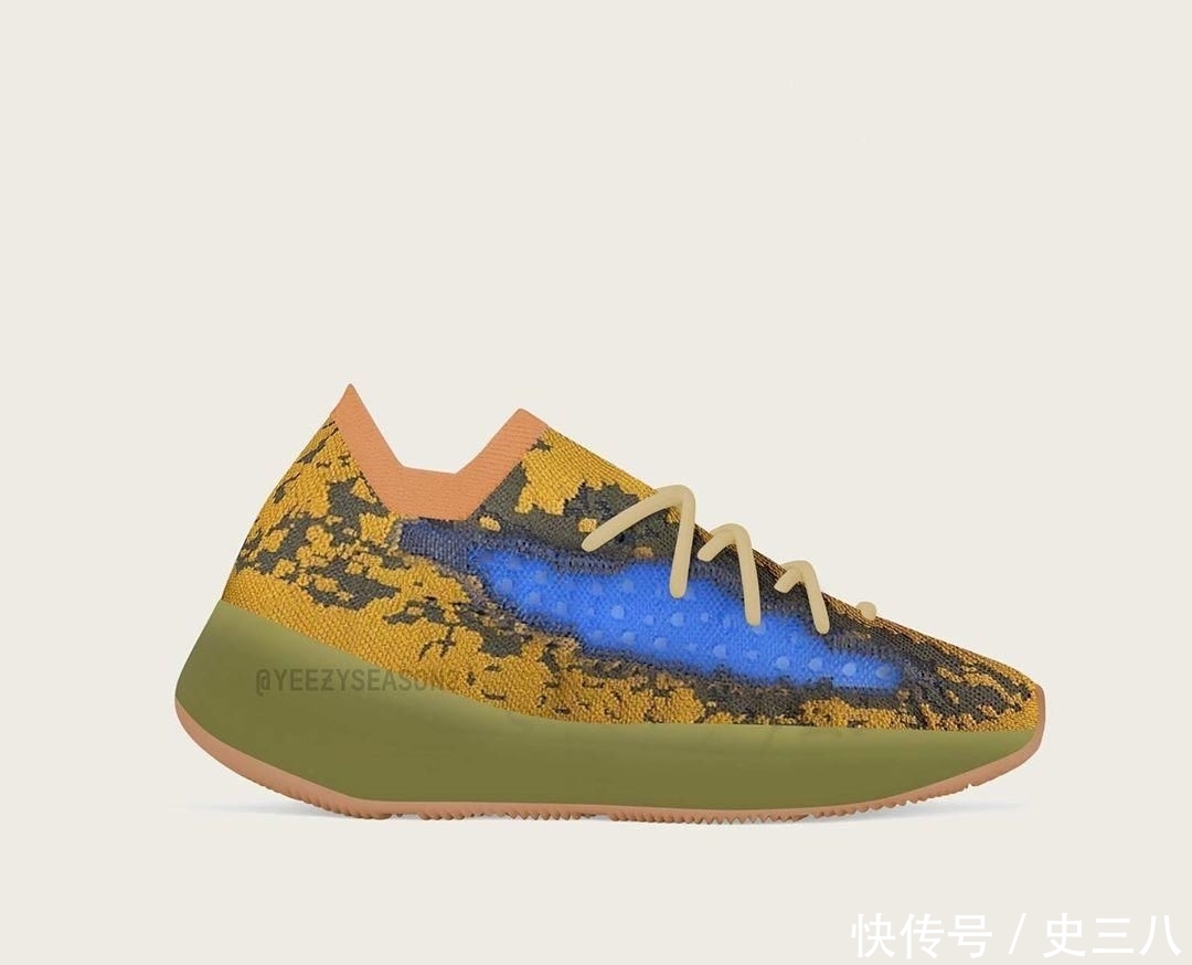 冰蓝@冰蓝和黏土!Yeezy 380曝光两款新配色,夏季登场