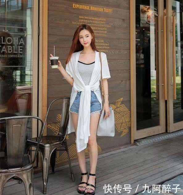 「适合」穿短裤的季节到了,这六套适合你吗?高筒靴搭短裤,凸显大长腿