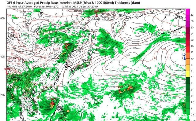 局部暴雨！华北降雨或提前到28日，7号台风酝酿中，或给华南降温