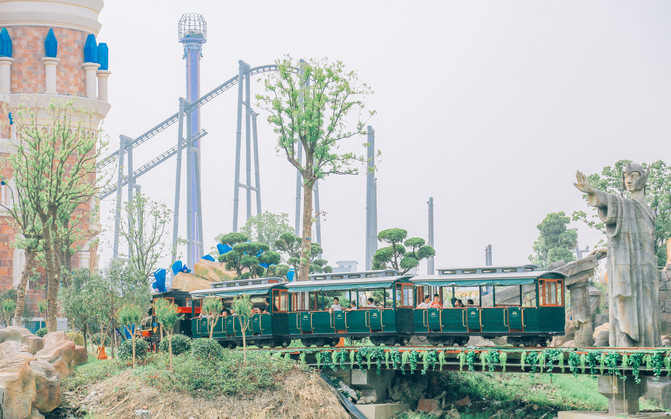 绍兴东方山水乐园，我和左女士的乐园小时光