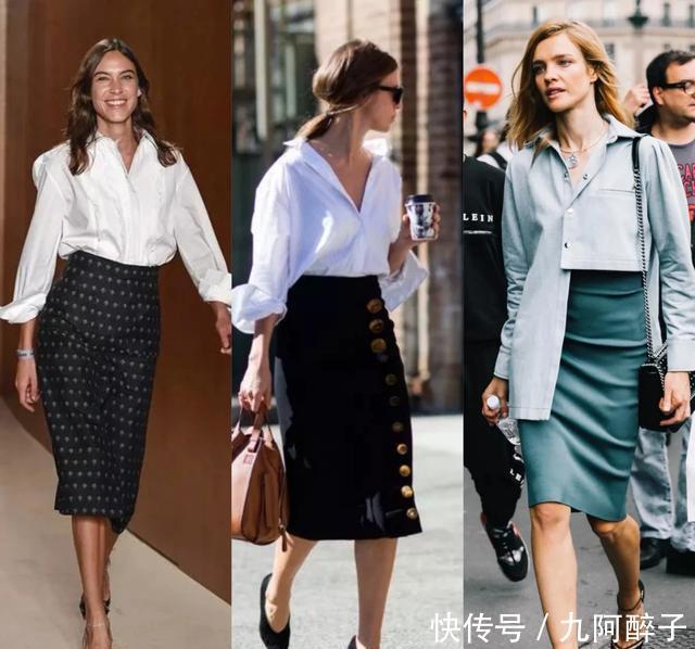  #衬衫#初夏到了，衬衫和裙子该如何搭配？这些穿搭技巧你得了解