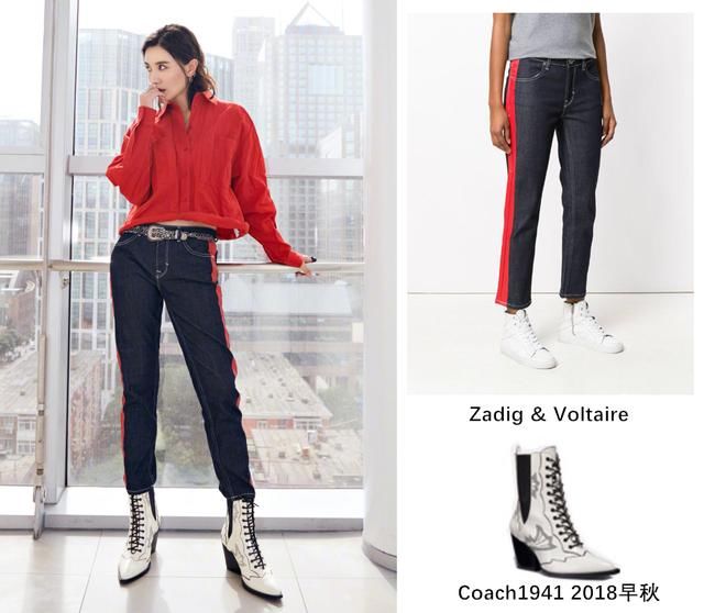 反季穿到底多时髦?韩雪牛仔外套看着就热，倪妮宋佳王智都在跟风