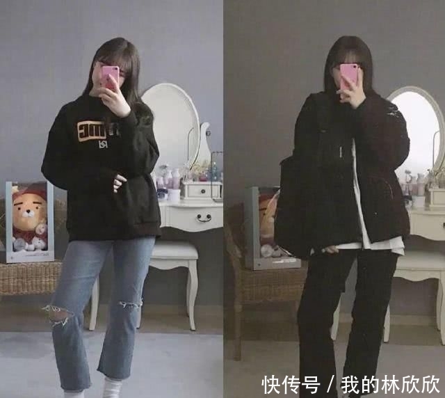 女生■青春女学生活力日常穿搭,很适合小个子女生借鉴哦