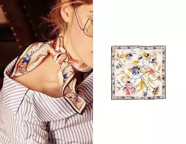 一条丝巾,拯救你无聊的穿搭