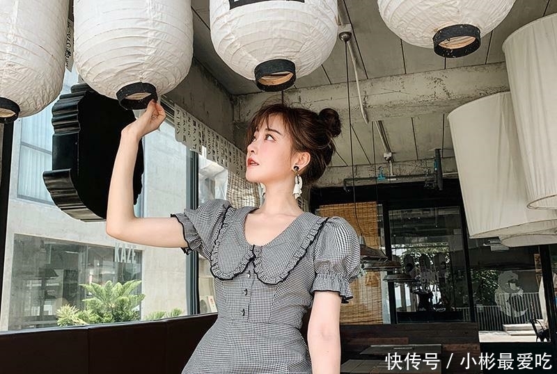  「亮眼」赫本风黑色连衣裙，甜美十足亮眼来袭！