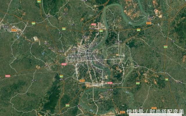 湖南各城市最新卫星地图：一看就知道湖南哪个城市的规模比较大？
