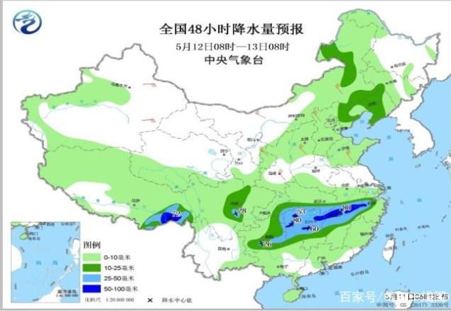 又跌10℃！新冷空气大举南下！5月第2场大范围降雨来袭，多地暴雨