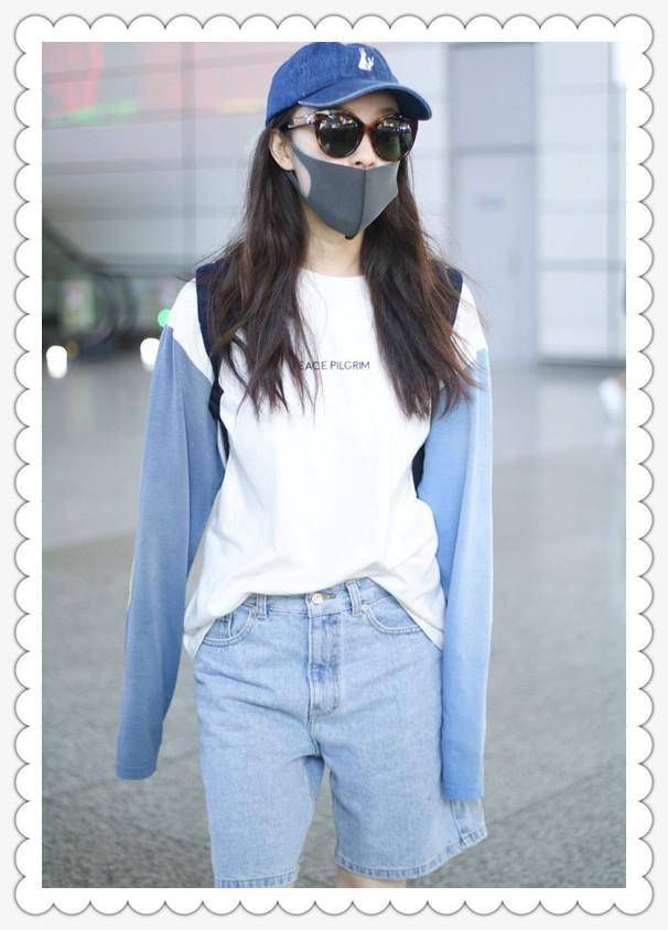 倪妮厉害!短裤竟穿出大裤衩效果，网友:这腿秀的让人心服口服!