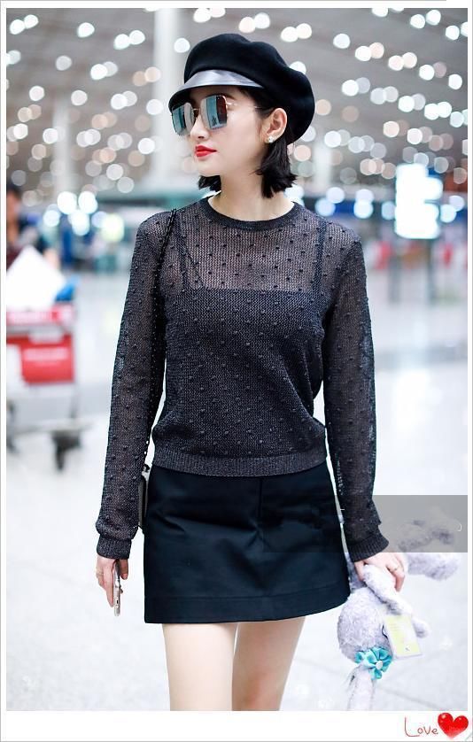 看了景甜贝雷帽，再看看王子文，才知道轻熟女与精灵女差距有多大