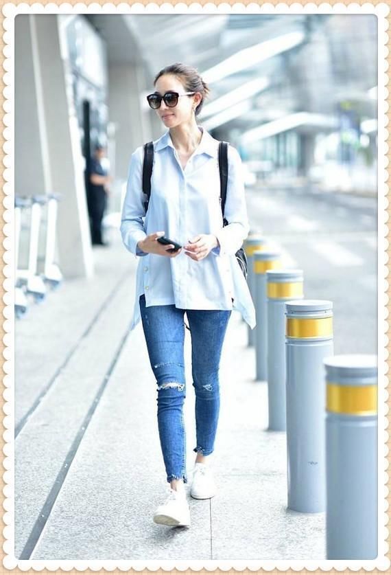 张钧甯真任性!西装外套下竟只穿了条安全裤,网友:这效果真绝了