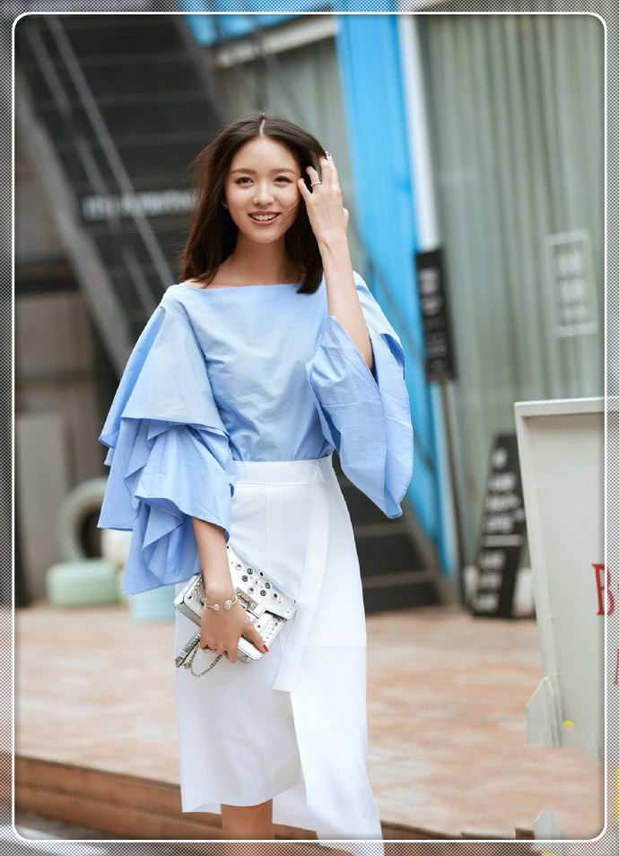 182张梓琳不愧是世界小姐，长裤都能穿成九分裤，大长腿太惊艳