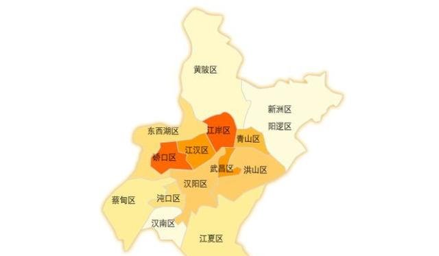  「拥有」拥有市辖区最多的六大城市，重庆第一、武汉排最后！