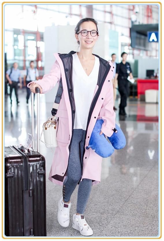 真是服了卢靖姗，腿这么粗还敢穿健美裤，网友：韩庚看见都想哭！