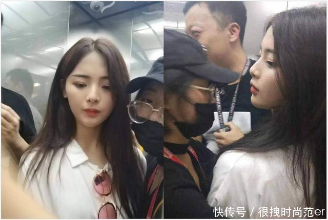 杨超越厉害了，穿这条短裤就亮相活动，网友：想把腿上的毛拔掉！