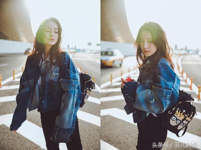 迪丽热巴穿超短裤出门，暴露一双惊艳美腿，这双鞋一般人穿能丑哭