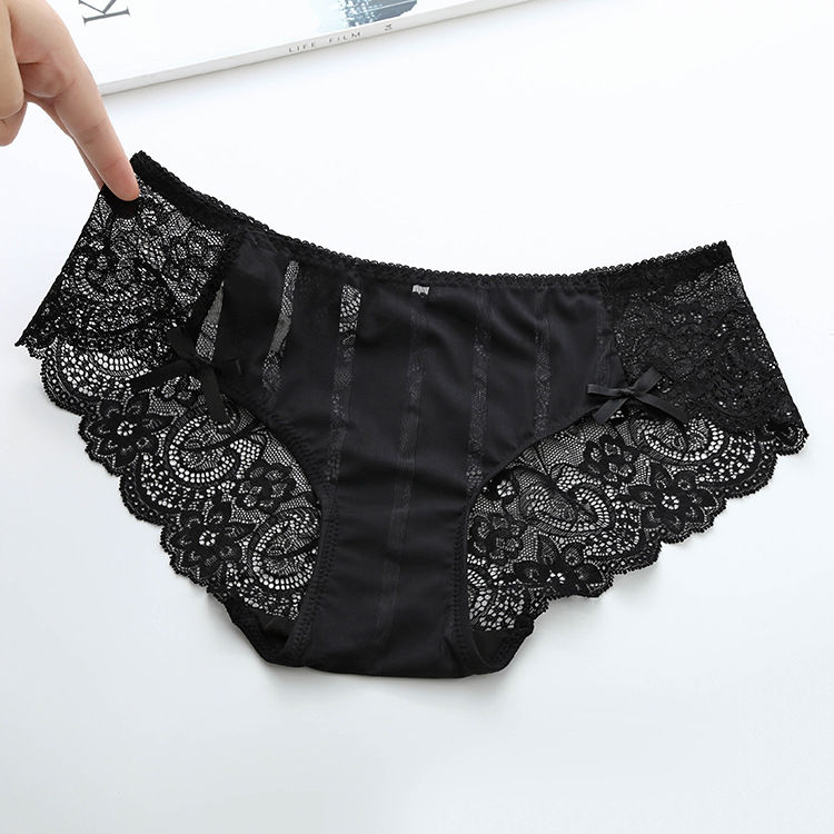 我的天!老公送的内内超大胆,蕾丝镂空性感又妩媚