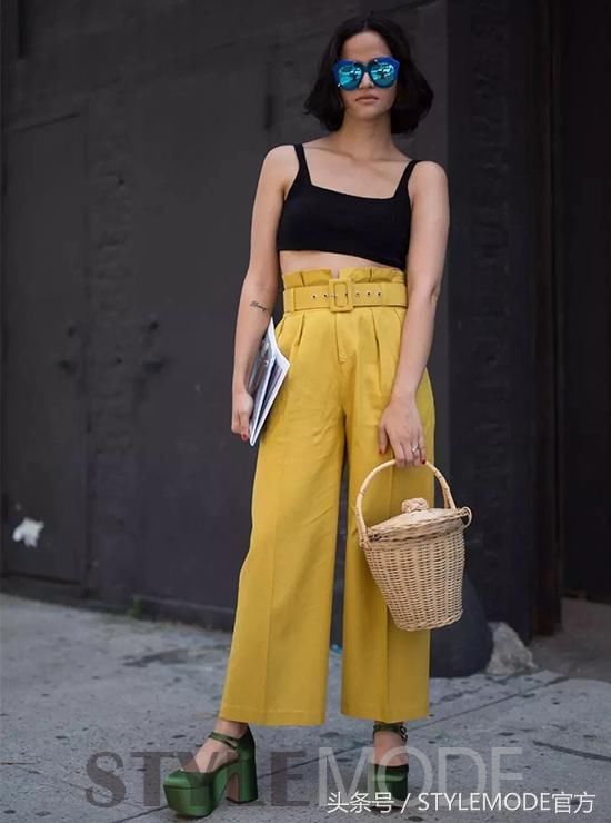 背心搭阔腿裤，大写加粗的高级清凉夏装！