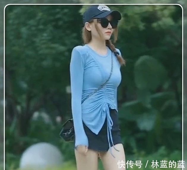  行走|街拍：小姐姐腿长一米八，远远看去就是行走的“竹签”