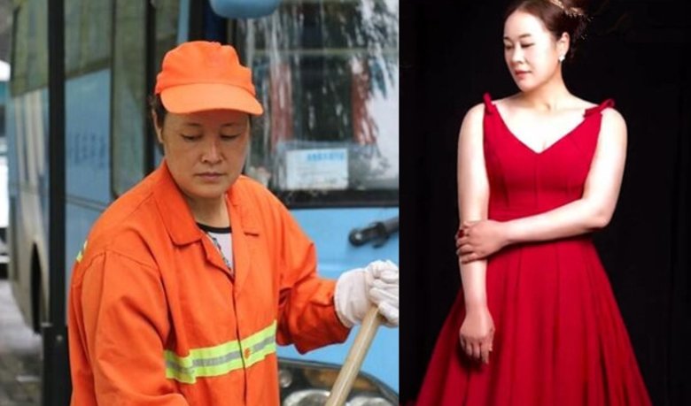 镜头下:普通工人化妆前后对比强烈 劳动人民果然最美