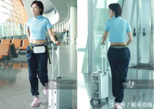 34岁张俪短发立领露脐装,网友:美不是盖的,真是美到了没朋友