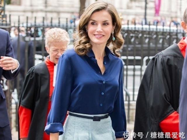 『懂得』优雅女人懂得穿裙子不能过短,看西班牙王妃就知道,40岁该这样穿