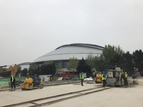  【废旧混凝土】西安奥体中心跳水馆扩建项目“黑科技”新应用 为工程建设提质增效