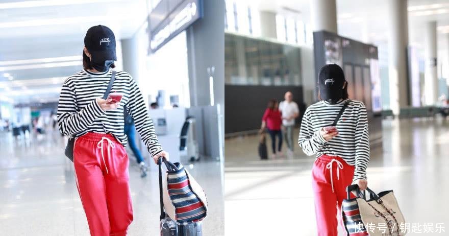 宋茜太猛了! 这么紧的裤头也要硬往里塞衣服, 网友: 快看不下去了