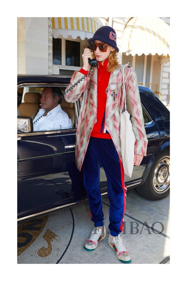 古驰  2019早春男士系列Lookbook:米开理心中的浮华世界!