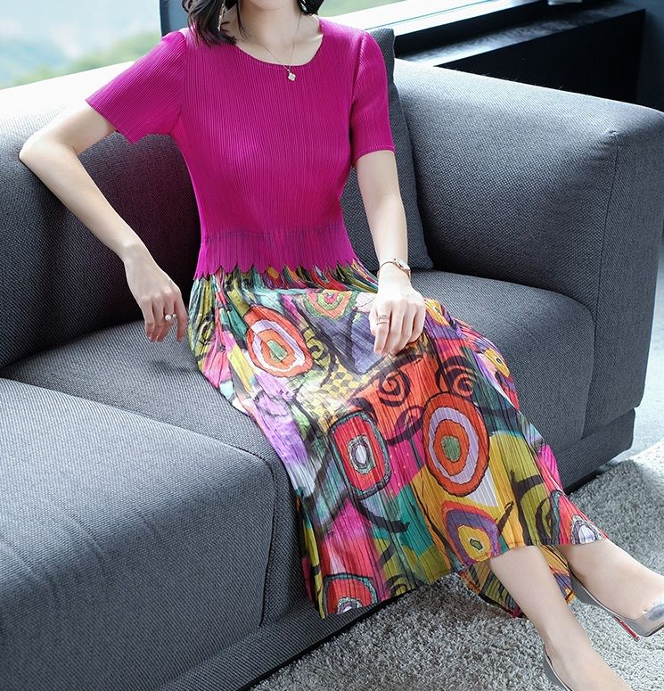 哇塞,太美了!头一次见那么好看的减龄裙,7080穿上似大姑娘