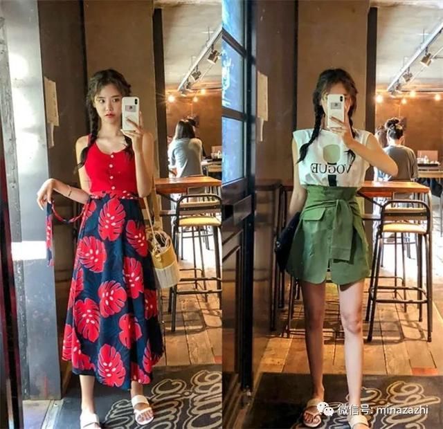 36度的天该怎么穿？40套清新or淑女or帅气的韩系chic穿搭 照着穿