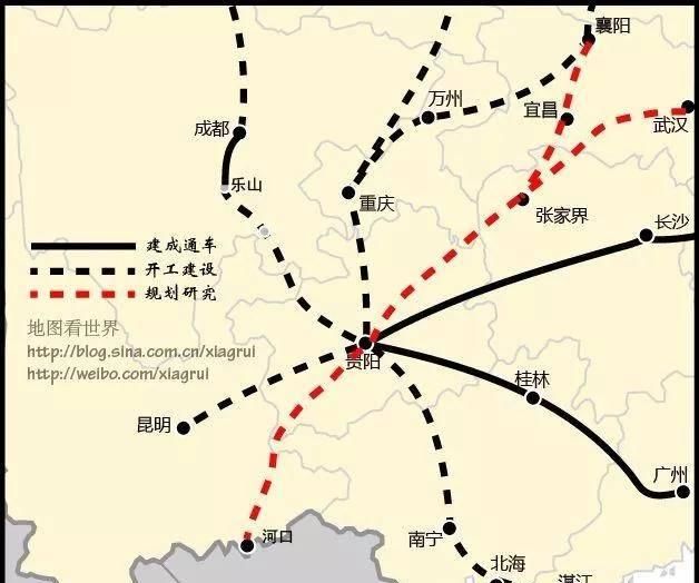  [客运专线]谁是中国最牛逼的高铁“米字型”城市？