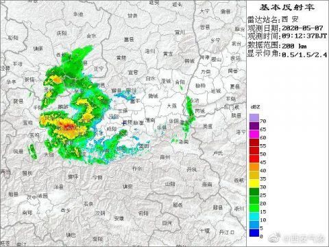  南有小到：中雨、大雨、暴雨！陕西“开闸”连飙三天，降温10℃以上