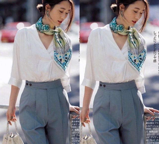  #女人#女人的穿搭，不仅需要清新淡雅的春日之美，还要为自己增加好感度