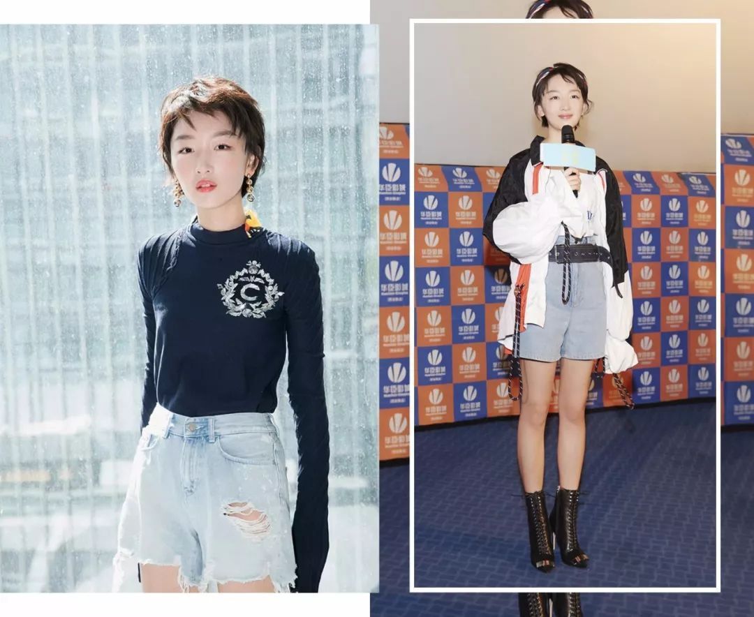 选对了才知道，牛仔短裤真的可以穿出长腿、小蛮腰！