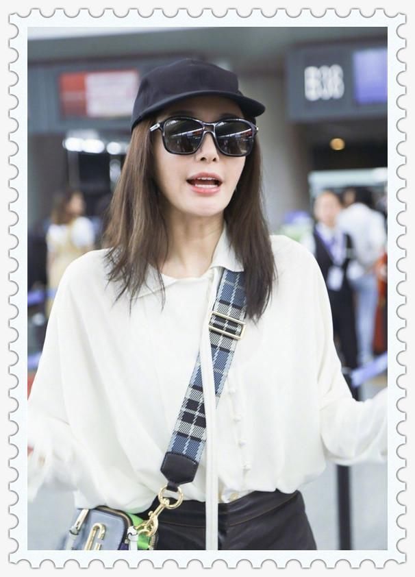 秦岚是92斤，林心如也是92斤，但同穿皮裤，身材差距竟如此之大？