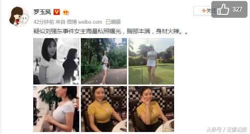刘强东获释回国，性侵是否属实未定，罗玉凤微博曝出事件女主！