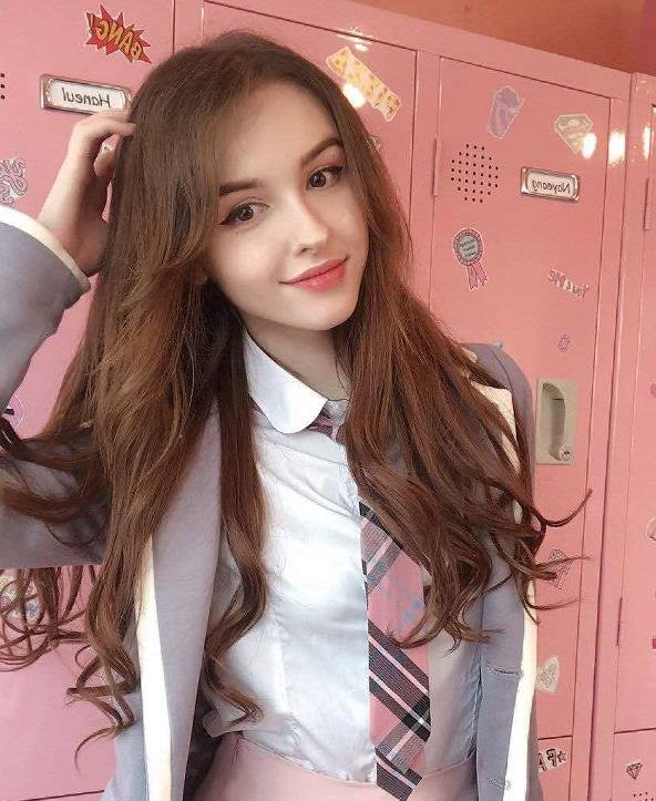 【卡哇伊】摄影卡哇伊的混血妹子,这颜值犯规了!