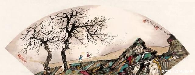 【中国画】「津门网」他的彩墨山水,颇得中国画似与不似的妙蒂