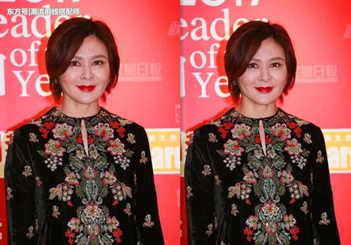 当58岁关之琳和64岁赵雅芝同穿印花裙，终于明白保养的重要性