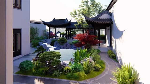 「中式庭院」分享丨四时美景皆在庭院，你心中最爱的庭院是什么样子？