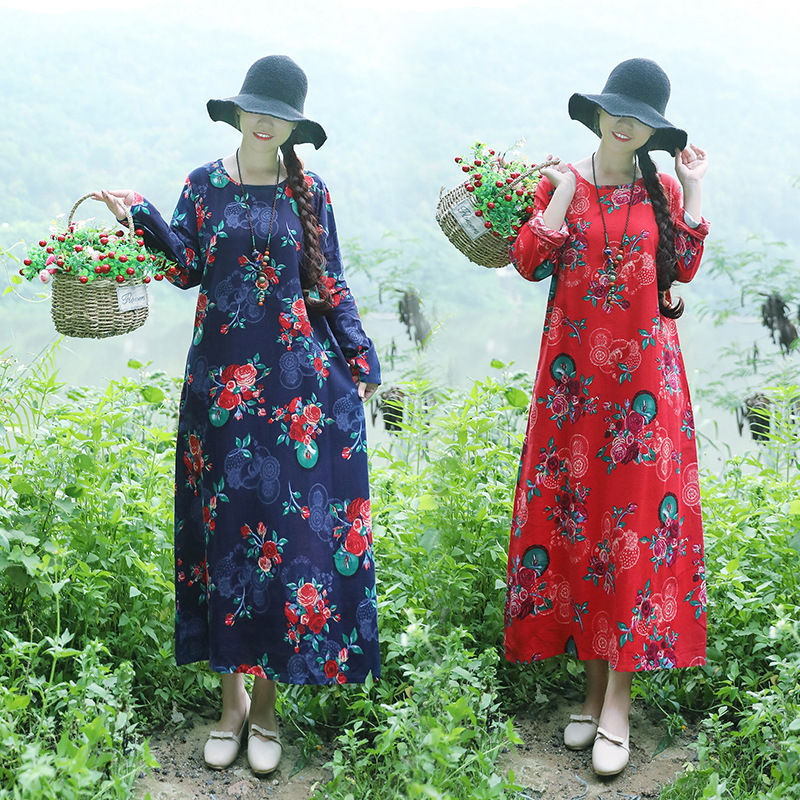 9月上新一波:“棉麻”裙，轻盈巧减龄，忒适合33-63岁穿