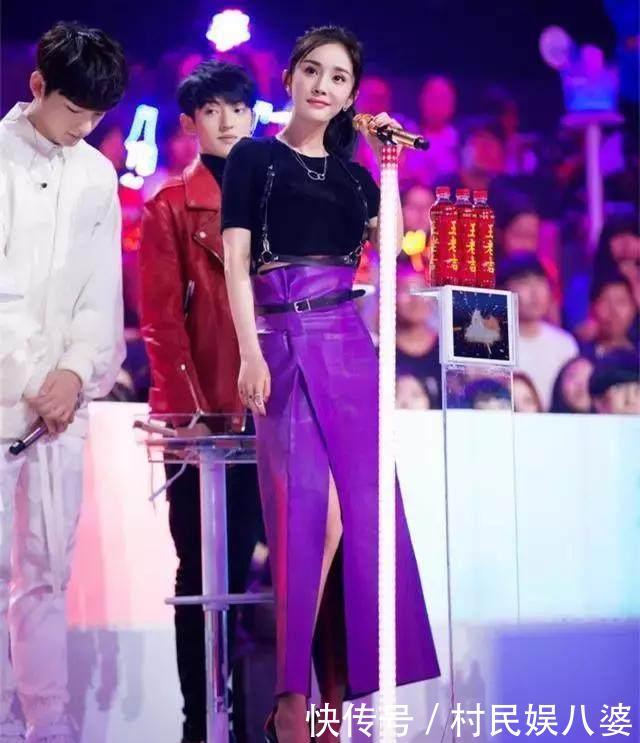 刘涛丢人丢大了！同穿“背背佳”，杨幂美炸天！她像绑了颗大白菜