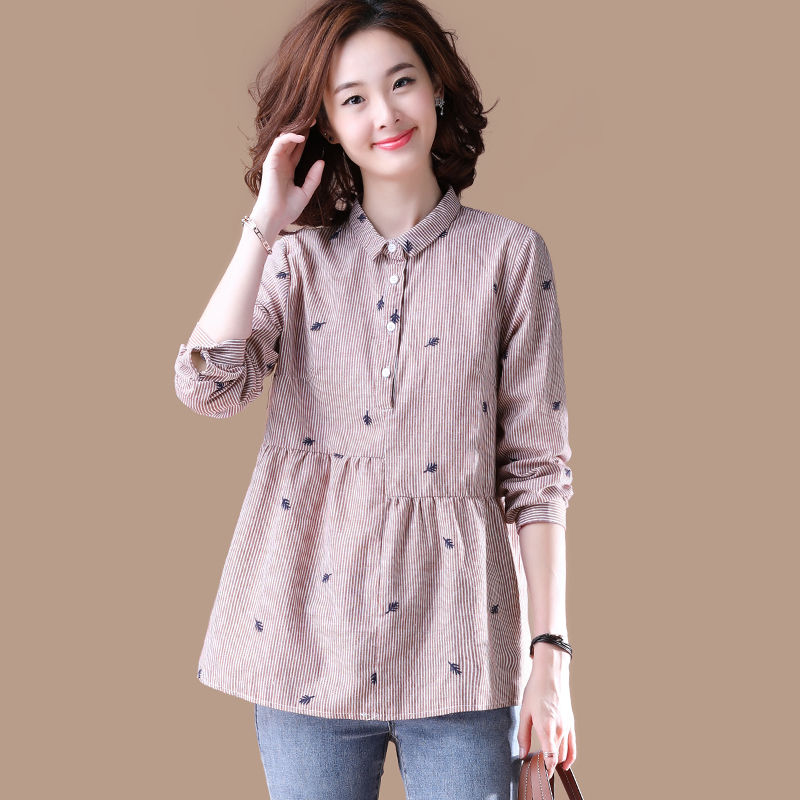 43岁老婆，从不穿的邋邋遢遢!洋气娃娃衫+铅笔裤，你穿你瘦美