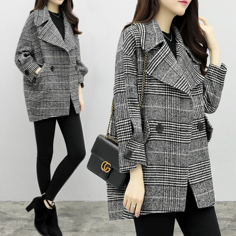 很多人穿大衣配打底裤,真土,今年流行毛呢外套+奶奶裤,美爆了