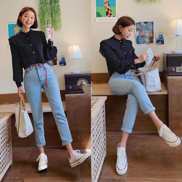  [牛仔裤]同样是穿牛仔裤，为什么别人穿得比你温柔？韩系穿法了解一下