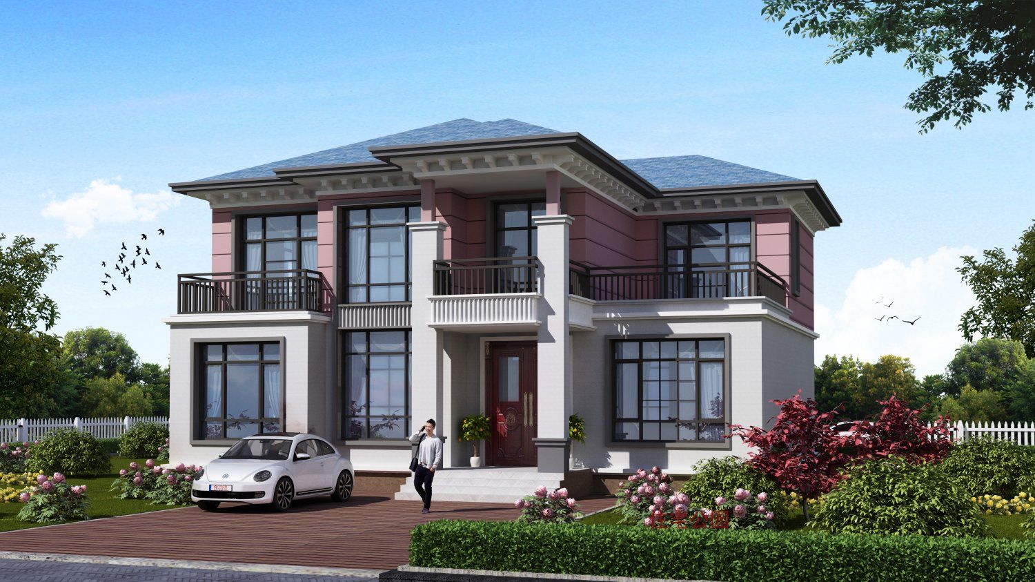 晒晒俺河南农村的新房子，48万盖农家小楼房，有块宅基地就是爽